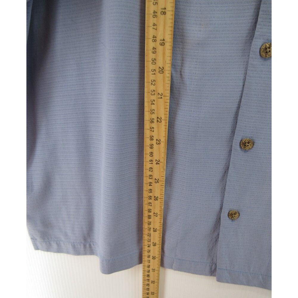 Tommy Bahama Shirt XL Silk Hawaiian Loop Collar Camp Button Up Pocket * - Picture 5 of 10